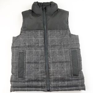 Gap Kids Plaid Print Puffer Vest